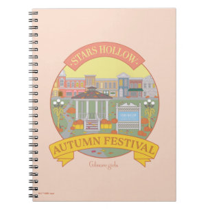Caderno Espiral Gilmore Girls Festival de outono das Estrelas