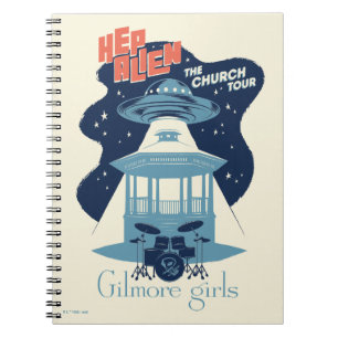 Caderno Espiral Gilmore Girls Hep Alien Tour pela Igreja