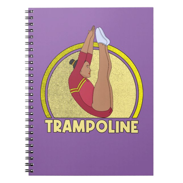 Caderno Espiral Ginástica Trampoline (Frente)