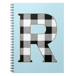 Caderno Espiral Gingham Check R