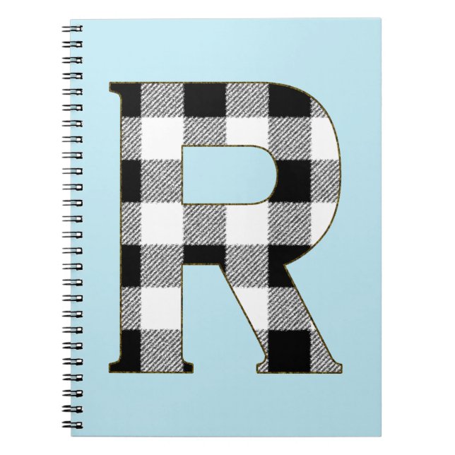 Caderno Espiral Gingham Check R (Frente)