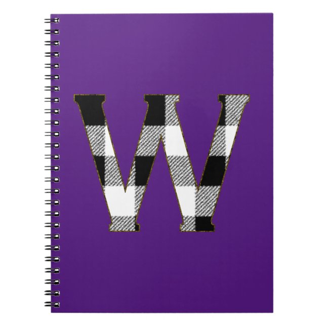 Caderno Espiral Gingham Check W (Frente)