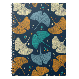Caderno Espiral Ginkgo Leaf inspirado
