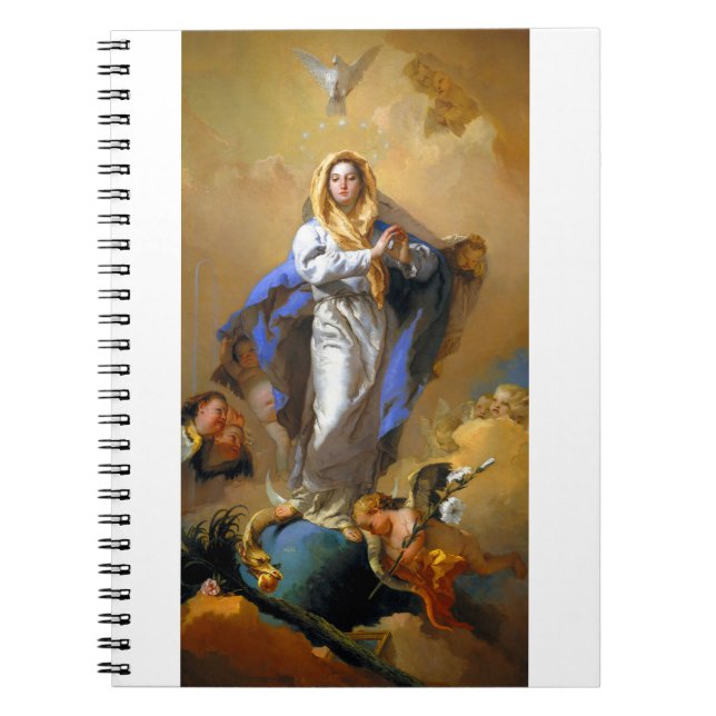 Caderno Espiral Giovanni Battista Tiepolo Immaculate Conception (Frente)