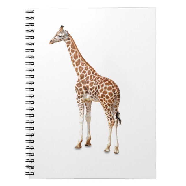 Caderno Espiral Girafa de Pescoço Longo (Frente)