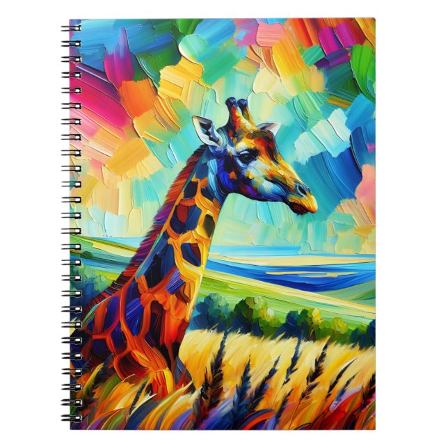 Caderno Espiral Girafa Espectro (Frente)