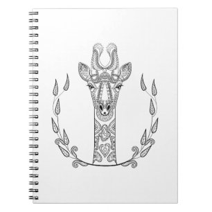 Caderno Espiral Girafa inspirado
