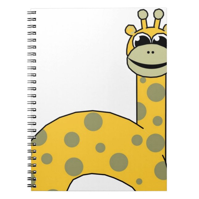 Caderno Espiral Girafas (Frente)