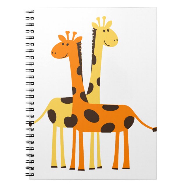 Caderno Espiral Giraffe Africa Safari (Frente)