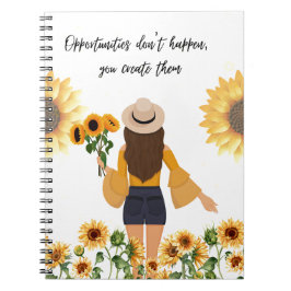 Caderno Espiral Girasol 