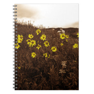 Caderno Espiral Girassóis