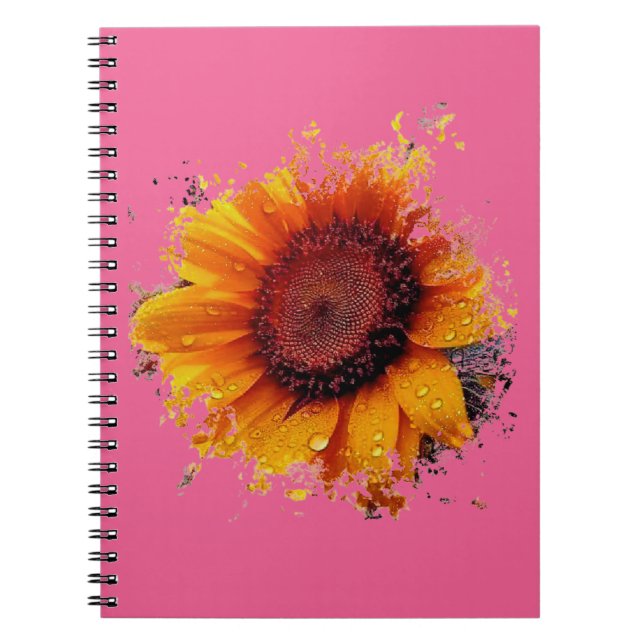 Caderno Espiral Girassol (Frente)