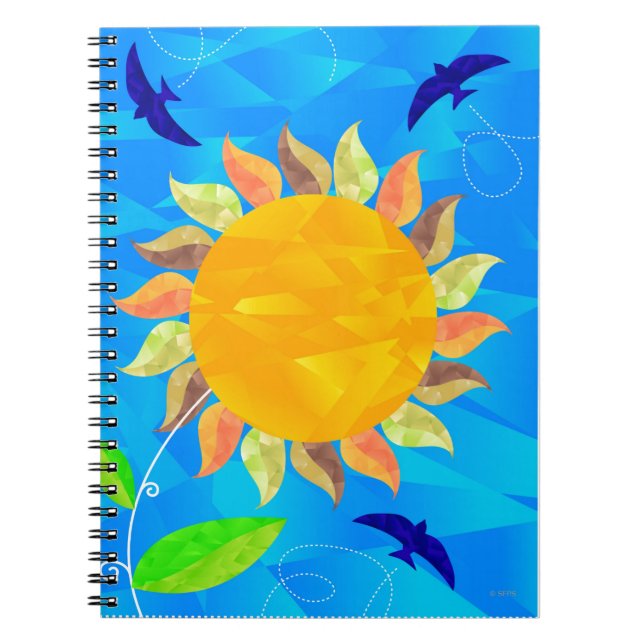 Caderno Espiral Girassol (Frente)