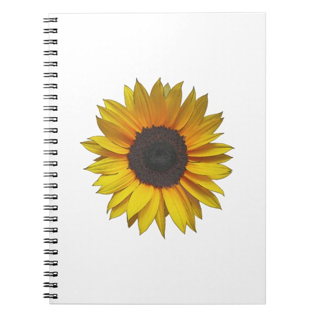 Caderno Espiral Girassol (Frente)