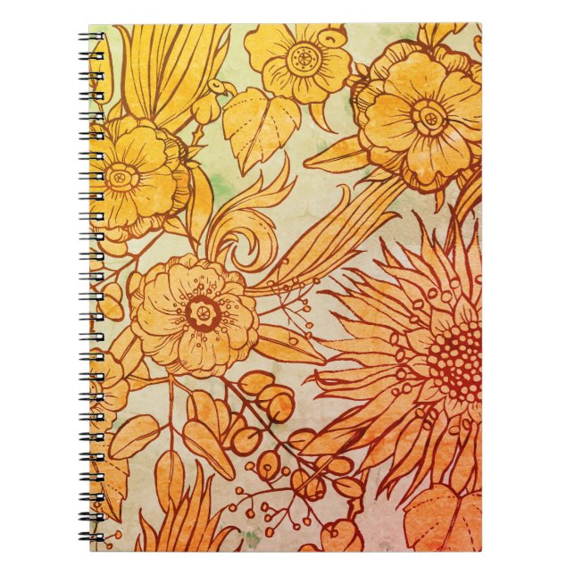 Caderno Espiral Girassol (Frente)
