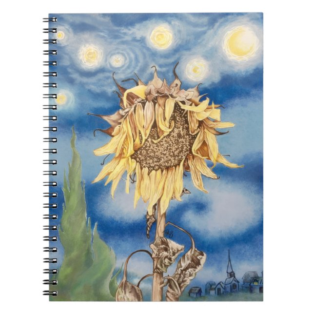Caderno Espiral Girassol de Vincent (Frente)