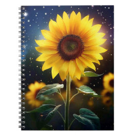 Caderno Espiral Girassol Encantado
