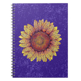 Caderno Espiral Girassol suave