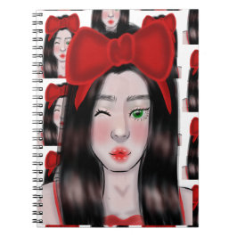 Caderno Espiral Girl Drawing