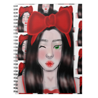 Caderno Espiral Girl Drawing