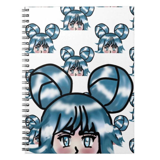Caderno Espiral Girl drawing (Frente)