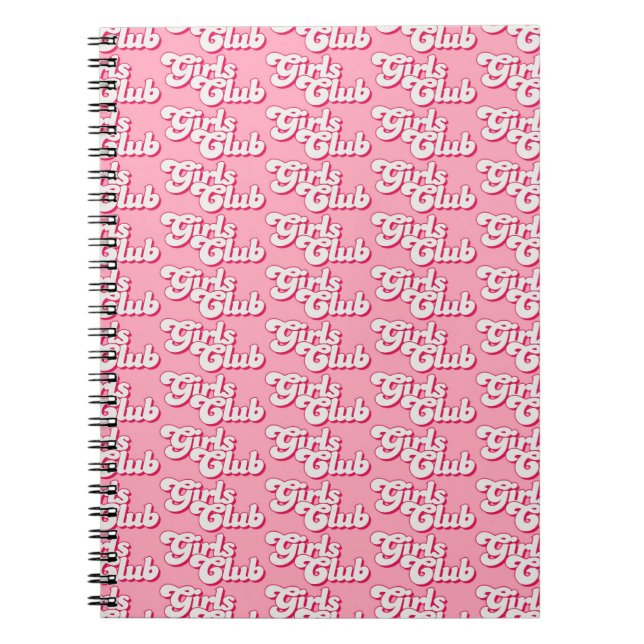 Caderno Espiral Girls Club (Frente)