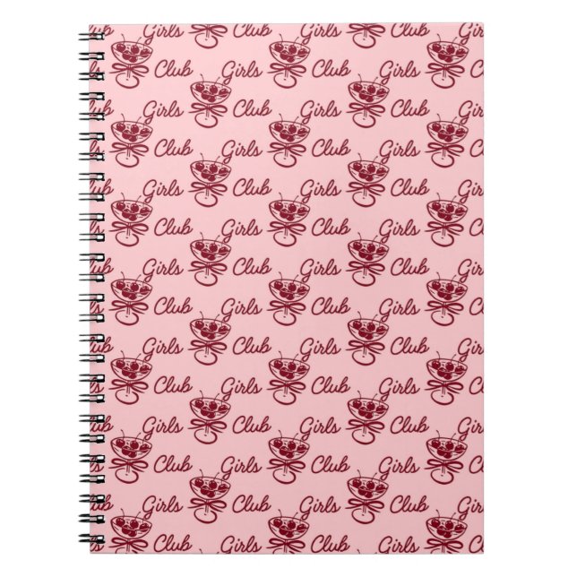 Caderno Espiral Girls Club (Frente)