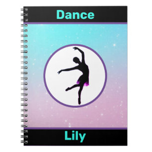 Caderno Espiral Girls Dance Pastel