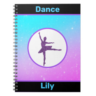 Caderno Espiral Girls Dance Pastel