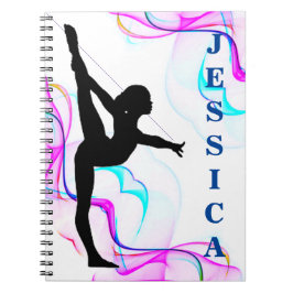 Caderno Espiral Girls Gymnastics Imagens Espirais Fotografias Note