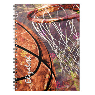 Caderno Espiral Girly Basball personalizada