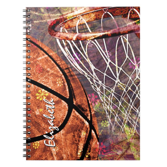 Caderno Espiral Girly Basball personalizada (Frente)