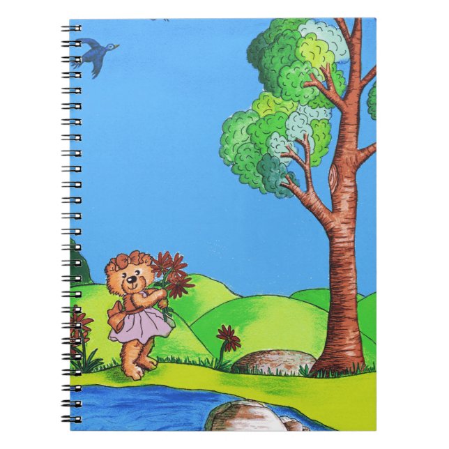 Caderno Espiral Girly Bear (Frente)