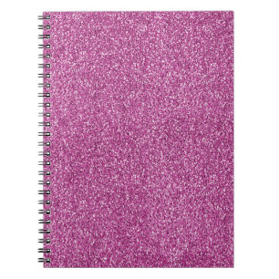 Caderno Espiral Girly Pink Glitz Glitter