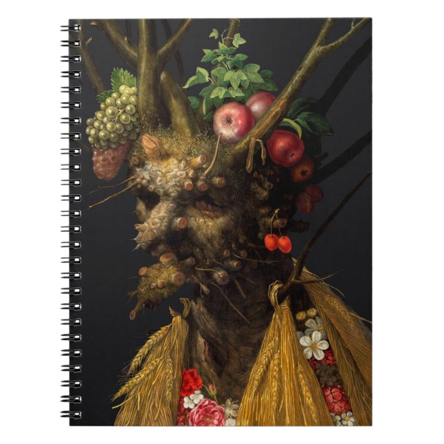 Caderno Espiral Giuseppe Arcimboldo - Quatro Assentos numa Cabeça (Frente)
