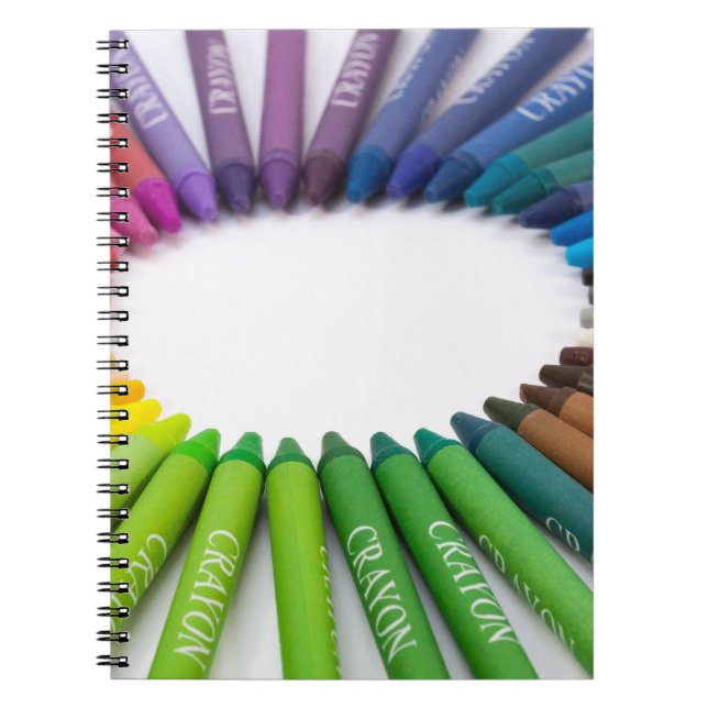 Caderno Espiral Giz de giz colorido (Frente)