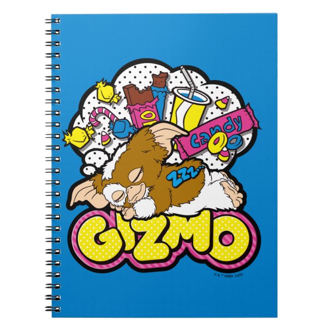 Caderno Espiral Gizmo | Sonho de doces (Frente)
