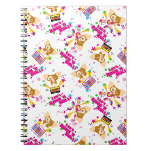 Caderno Espiral Gizmo   Vamos Rock 'n Roll Pattern