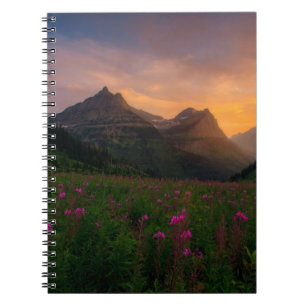 Caderno Espiral Glaciar Wildflower
