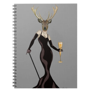 Caderno Espiral Glamor Deer de Preto 3