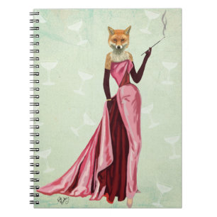 Caderno Espiral Glamor Fox a Rosa 2
