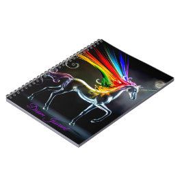 Caderno Espiral Glass Unicorn Dream Journal
