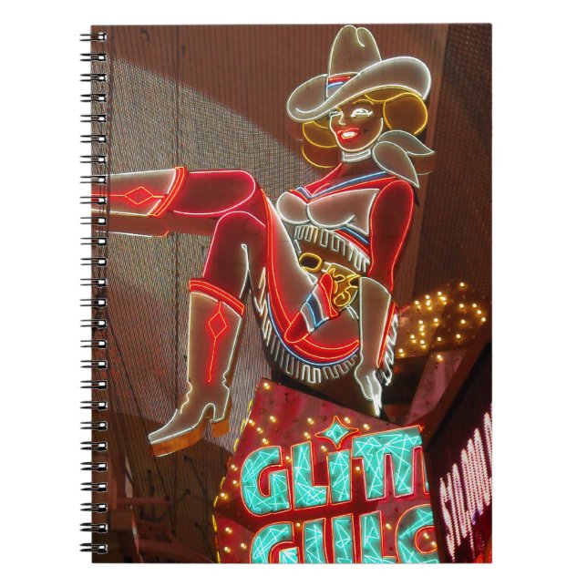 Caderno Espiral Glitter Gulch Las Vegas (Frente)