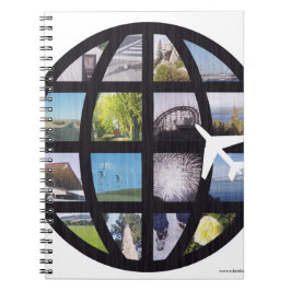 Caderno Espiral Globo de Fotos Divertidas Retro