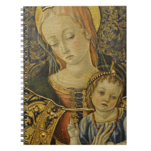 CADERNO ESPIRAL GLÓRIA A JESUS E MARIA