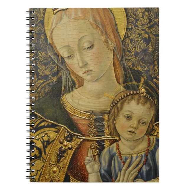 CADERNO ESPIRAL GLÓRIA A JESUS E MARIA (Frente)