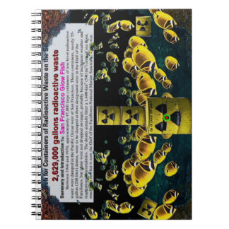 Caderno Espiral Glow fish