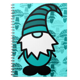 Caderno Espiral Gnomo Turquesa