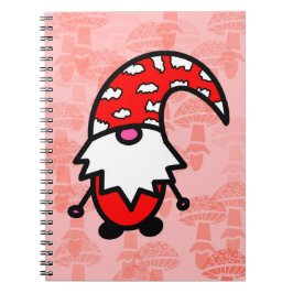 Caderno Espiral Gnomo Vermelho