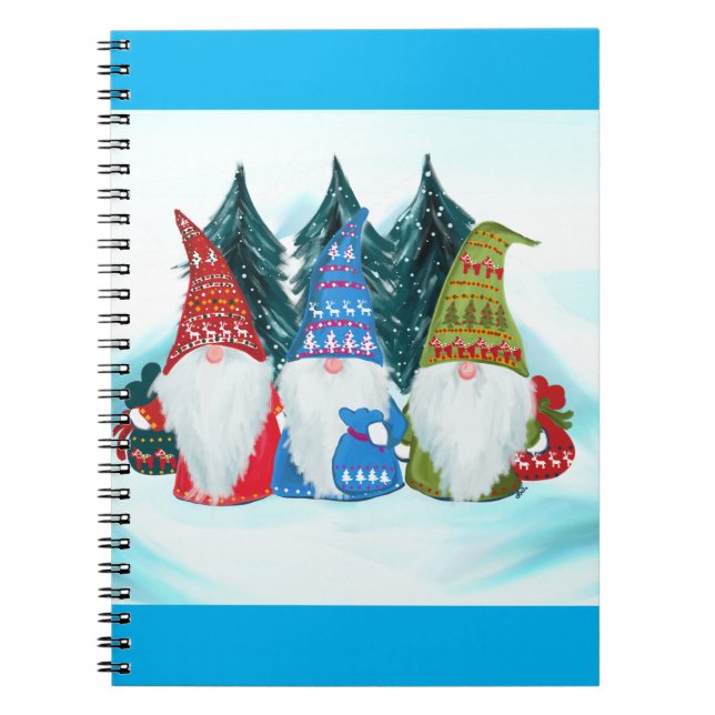 CADERNO ESPIRAL GNOMOS (Frente)